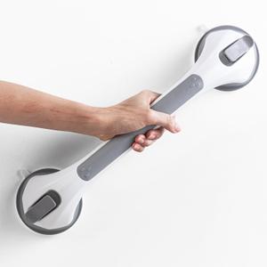 Shower Grab Bars,Shower Handles for Elderly Suction,16.8",Grey