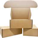6 x 2.6 x 2 Inches Small Shipping Boxes 50 Pack Corrugated Cardboard Packaging Business Moving Mailing Box