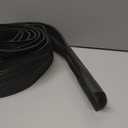 sourcing map Black Silicone U-Channel Edge Trim Seal Strip, 3m Length, Fits 1/8–13/64 Inch Edge, Protective Rubber Gasket for Edge Protection