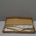 Stainless Steel Stove Gap Covers, 2 Pack Stove Gap Filler, Range Trim Kit, Stove Guards for Oven Counter Side Gap Kitchen, Retractable Length 13.8" to 27.5" - Silver