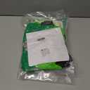 3 x Lime Green Black Silver Balloon Garland Arch Kit - Green Black Balloons Saint Patrick's Day Balloons for Birthday Baby Shower Graduation Soccer Video Game Jungle Safari Party Decorations