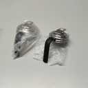 Aieve Stainless Steel Mason Jar Pour Spout Lid, 2 Pack Wide Mouth Mason Jar Pitcher Flip Cap Lids with Handle for Ball Jar Lids (3.38 inch)