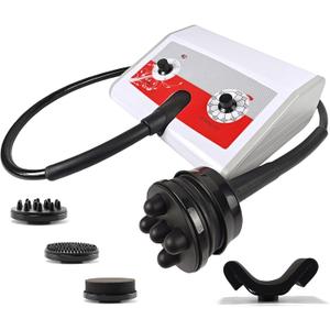 Cellulite Massager Electric Vibrating Professional  with 5 Interchangeable Heads, Deep Tissue Relief, Muscle Relaxation, Durable Design for Salon & Home Use