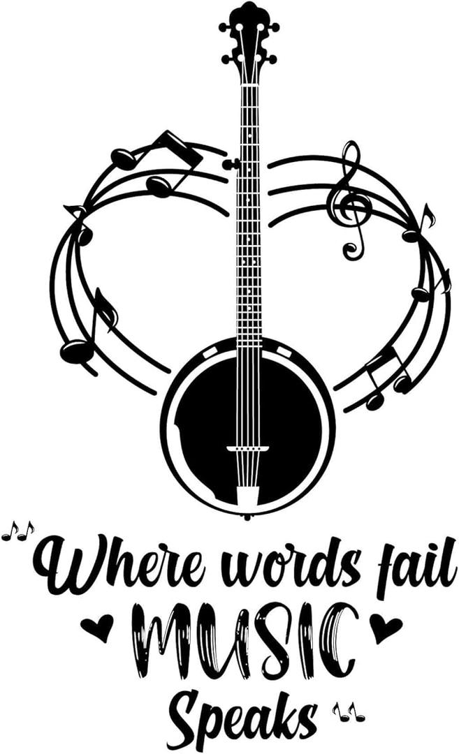 Stick On Guitar Poster