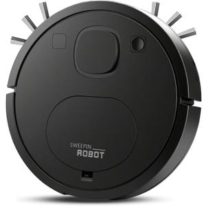 Robot Vacuum and Mop, 3-in-1 Sweeping Vacuuming & Mopping, 3000Pa Suction, Ultra-Thin Quiet, Ideal for Pet Hair and Hard Floors with Smart Navigation.