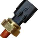 Engine Oil Pressure Sensor Sender Switch, Transmission Oil Sending Unit Socket Replace OEM #5149064AA, 5149062AA, 56028807AB, Fit for Chrysler, Dodge, Ram (Black)
