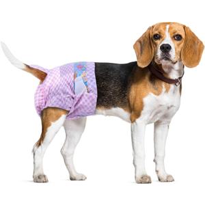 Disposable Female Dog Diapers, Puppy Diapers with Adjustable Elastic Waistline for Female Dog or Cat in Heat,Incontinence, Diaper with Wetness Indicator, S-20 Count