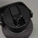 POWCAN 24 oz Stainless Steel Slim Water Bottle: Sweatproof, Flex Cap, Lightweight, Standard Mouth, Top Handle, Vacuum Insulated Flask with straw for Office, Home, Commute, Workouts, Boy (Stone Gray)