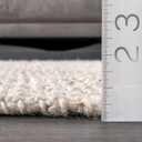 Nuloom Ashli Hand Woven, Off-White, 7'6" x 9'6", Farmhouse, Jute, Soft and Textured, High Traffic, Stain Resistant, Easy Clean, Durable Area Rug for Bedroom, Living Room, Dining, Den, Foyer, Entryway