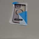 NITITOP Compatible with iPhone 12 Pro Max Case Cute Clear Glitter [Compatible for MagSafe] Plating Heart Sparkle Bling Magnetic Girl Women Electroplated Frame Camera Protection Back Cover - Purple