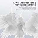 ANYCUBIC Water Washable 3D Printer Resin 2.0 Bundle, 405nm High Precision UV-Curing 3D Resin, Low Shrinkage Photopolymer Resin for LCD Resin 3D Printer (4Packs*1kg Clear, 4kg in Total)