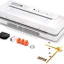 Commercial Laminator Machine 13 Inch 4Roller, 55s Fast WarmUp NeverJam Lamination Machine, 310 Mil Thickness, Supports 11x17 & A3 Document Laminating, Includes 30 Laminating Sheets White