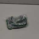 uxcell Mini Zipper Mesh Bag 3" x 5", 5 Pcs Nylon Small Makeup Zipper Mesh Pouch Cosmetic Case Mesh Storage Bags for Earphone, Credit Card, Dark Green