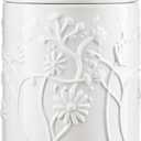 Ceramic Swaying Flowers Kitchen Canister Airtight Coffee Canister For Ground Coffee Sugar Tea Storage Container White Cookie Jar For Kitchen Counter Kitchen And Bar accessories Holder