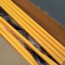 Adjustable Height Agility Hurdle Set Multi-Function Soccer Trainning Pole Set Coaching Sticks with Rubber Base (4.9 FT)