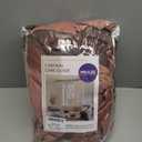 MIULEE Elegant Velvet Curtains Dusty Rose Pink Grommet Curtains Thermal Insulated Soundproof Room Darkening Blackout Drapes for Girls & Lady Living Room/Bedroom Black Out Decor 2 Panels 52 x 108 Inch