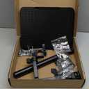 WALI Laptop Desk Mount for 17 inch Notebook, Adjustable Single Monitor Arm with Laptop Holder for 32 inch Screen, Laptops Stand with Ventilated Tray, Up to 22 lbs, (M00LP), Black