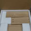 Lerliuo Rattan Nightstand with Charging Station, Boho Side Table with Drawer Open Shelf, Cane Accent Bedside End Table for Bedroom, Dorm and Small Spaces (1 pack, Natural)