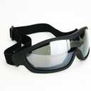 UV Protective Outdoor Glasses Motorcycle Goggles Military Sunglasses Tactical Goggles (Grey Lenses)