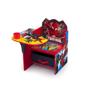Delta Children Chair Desk With Storage Bin - Greenguard Gold Certified, Spider-Man, 20.47 inches