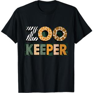 Zoo Keeper Costume Adult Halloween Party Safari Zookeeper T-Shirt