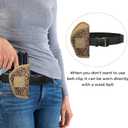 Gun Holster for Men Women Universal IWB/OWB Holster for Pistol Concealed Carry 9mm Holsters Fits Glock M&P Shield and Most Size Handgun