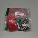 IECOii XL Christmas Dog Sweater for Large Dogs Girl Boy, Xmas Dog Turtleneck with Leash Hole, Sleeveless Easy On Knitted Sweater Holiday Snowman Snowflake Pattern for Christmas Family Photo, Red,XL