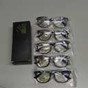 CCVOO 5 pack Reading Glasses for Women/Men, Bifocal, Progressive, Readers for Women/Men, Eye glasses, Blue Light Glasses +4.0