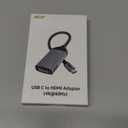 acer USB-C to HDMI Adapter 4K@60Hz, (High Speed, Thunderbolt 3/4) Type C to HDMI Converter Compatible with MacBook Pro/Air, iPhone 17 16 15 Pro/Max, iPad Pro/Air, Surface, Dell XPS, Chromebook, etc