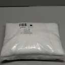 NICETOWN White Linen Sheer Curtains and Drapes 84 inches Long, Rod Pocket & Back Tab semitransparent with Light Through Vertical Window Treatments for Sliding Glass Door & Living Room, 52"W, Set of 2