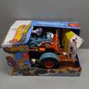 Hot Wheels Monster Trucks RC Toy, Remote-Control Transforming Rhinomite in 1:12 Scale & 1:64 Scale Race Ace, Converts into Launcher, Connects to Track