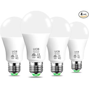 UCB Alexa Light Bulb 130W Equivalent, Smart Light Bulbs Warm White to Daylight Tunable, A19 E26 Bluetooth LED Bulbs Work with Alexa Only for Bedroom Kitchen Living Office No WiFi Required 4 Pack