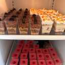 100 Pack Dessert Cups with Lids and Spoons 5 oz Mini Plastic Dessert Cups for Party Yogurt Parfait Jello Fruit Appetizer Cocktail Small Clear Reusable Square Dessert Bowls Shot Glasses