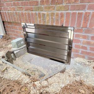 36" X 24" / 32" X 16" Stainless Steel Crawl Space Door; Attic Access; Stainless Steel Access Door; Crawl Space Vent Covers (36" X 24")