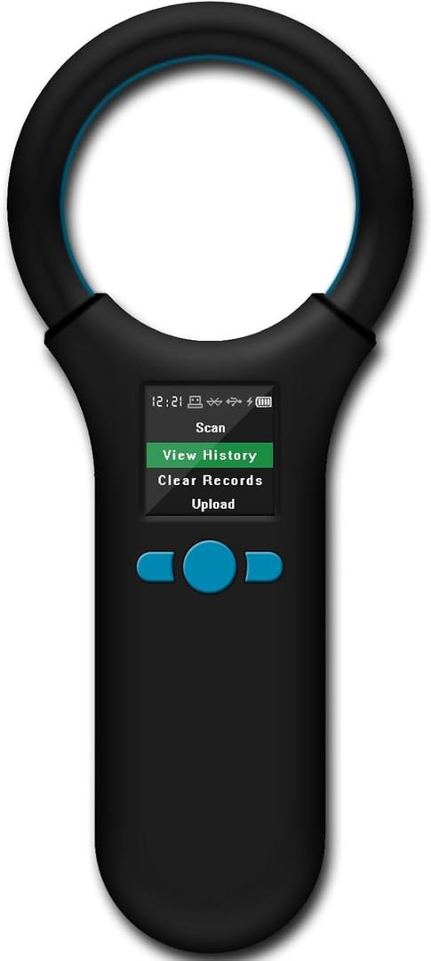 Smoostart Multifunction Bluetooth Microchip Scanner, Pet Microchip Reader with Latest Operating System, FDX-B/EMID 500 Records Data History Locally Or Upload to PC/Cell Phone/PAD