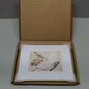 8.5x11 Picture Frame, Brass Metal Photo Frames with HD Glass, Fits 5x7 with Mat or 8.5 x 11 without Mat, Display for Wall and Table, 1 Pack