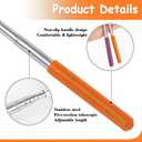 2 x 4 Pack Telescopic Butterfly Fishing Nets - Butterfly Catcher Catching Insect Net Colorful Outdoor Tools Catching Bugs Fish Insect Ladybird Extendable 24 inches