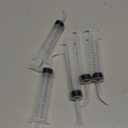 Wisdom Teeth Syringe, 5 Pack Irrigation Dental Syringes with Measure Scale & Curved Tip for Dental Care Liquid Oral Tonsil Stone