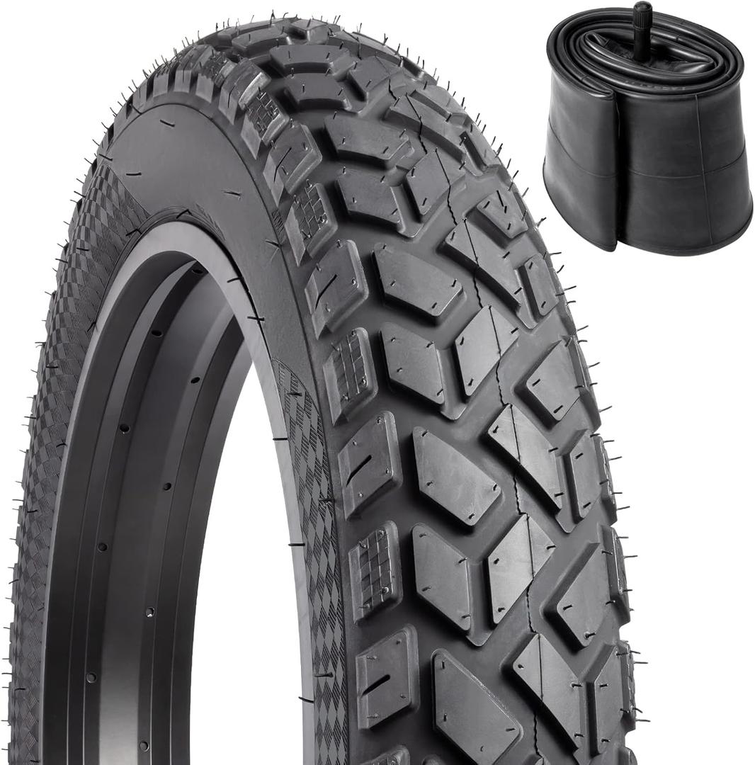 YUNSCM 1 PC 20" Heavy Duty Fat E-Bike Tire 20x4.0/102-406 Compatible with Electric Bike 20 x 4.0 20X4 All-Terrain Directional Tread Bicycle Tire (Y-1278) YUNSCM 1 PC 20" Heavy Duty Fat E-Bike Tire 20x4.0/102-406 Compatible with Electric Bike 20 x 4.0 20X4 All-Terrain Directional Tread Bicycle Tire (Y-1278)