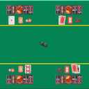 VIVOHOME 79 x 36 Inch Foldable 8-Player Texas Poker Card Tabletop Layout Portable Anti-Slip Rubber Board Game Mat with Cup Holders and Carrying Bag (Green)