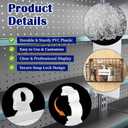 200 Pcs Plastic Wire Shelf Label Holders with 200 Blank Cards - Reusable Snap Lock Price Tag Holders for Supermarket, Retail Store, Pantry Organization - Tight Grip for Wire Shelving (3" x 1.34")