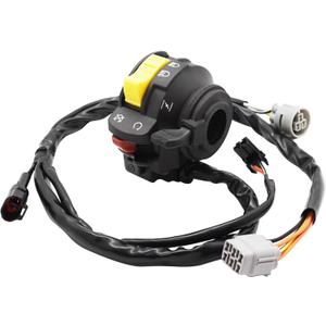 M MATI Left Handlebar Switch Start Stop Kill Headlight for Suzuki LTZ400 QuadSport Z 400 2005-2008 37400-07G22 37400-07G21 37400-07G20