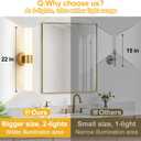 Hardwired Wall Sconces Set of Two, Modern Bathroom Sconces Wall Lighting with Milky White Glass, Brushed Gold Sconces Wall Decor Set of 2 for Bathroom Mirror Bedroom Living Room Hallway
