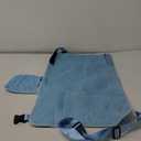 Toddler Airplane Bed, Kids Airplane Seat Extender Travel Bed, Kids Airplane Travel Essentials, Airplane Must Have for Toddlers, Portable Plane Bed Foot Rest for Flights (Blue)