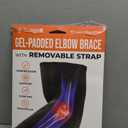 DR. BRACE Elite Elbow Brace Support, Breathable Elbow Compression Sleeve with Gel Pad for Golfer's, Tennis Elbow & Tendonitis Treatment & Pain Relief 2024 (Black-Blue, Medium)