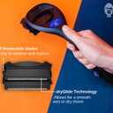 baKblade 2.0 PLUS - Back Shaver for Men (DIY), Ergonomic Handle, Shave Wet or Dry (Extra Blades Included)