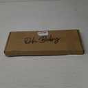 Oh Baby Neon Sign for Backdrop Wall Decor, Boy and Girl Baby Shower Decorations Led Light up Sign for Party Decor, Warm White, 16.5x6.7 inch