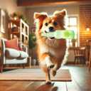 Wine Bottle Dog Toy, Fun Interactive Cute Squeaky Dog Toys with Tennis Ball Inside, Ideal for Large/Medium/Small Dogs to Fetch Games and Bonding Time,Medium-Green (2.17" x 2.17" x 7.87")