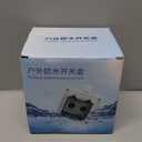 Push Button Box ip67 with Emergency Stop Button Lock Push Button Key Switch with Protective Cover Anti-misoperation Switch(ac/dc 6a-110v/3a-240v/2.5a-380v)