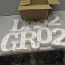 Forwe 2026 Graduation Decorations, 8 LED Marquee Light Up Letters GRAD 2026 Kindergarten High School College Graduation Decorations Party Supplies (White)